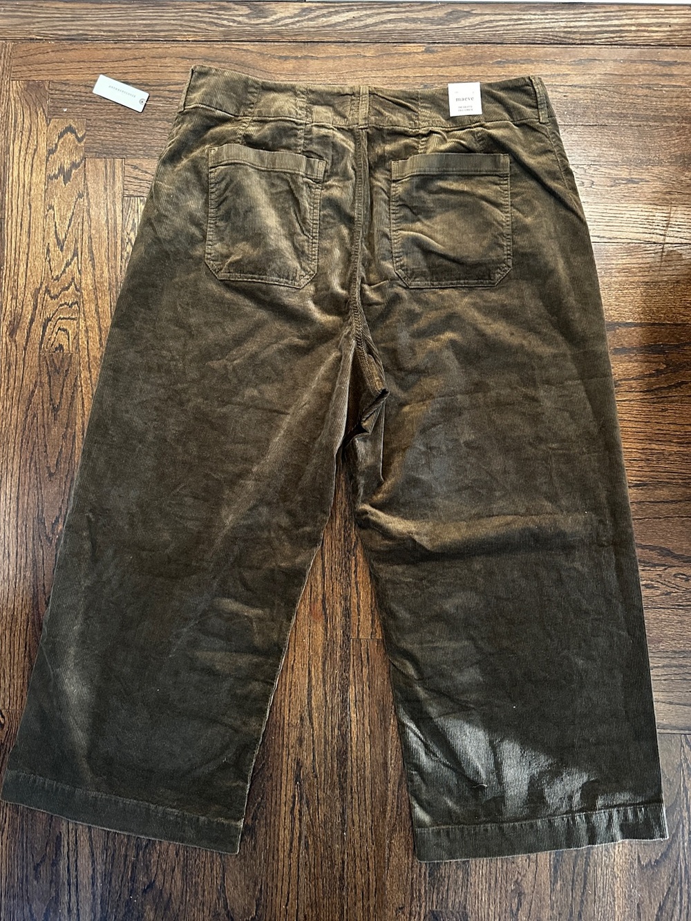 NWT Anthropologie Maeve The Collette Cropped Wide Leg Corduroy Pants Size 22W - Picture 6 of 7
